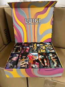 Luigi Disposable with pre roll,luigi Vape 2g live resin, featuring a sleek green design inspired by Super Mario’s Luigi, delivering potent flavors in a portable device.