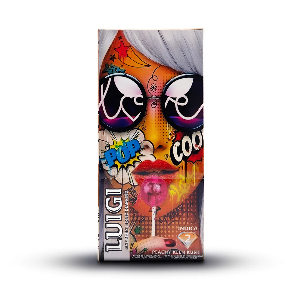 Luigi Peachy Keen Kush Disposable,luigi liquid diamond disposable,luigi live resin disposable,where to buy Luigi Peachy Keen Kush Disposable